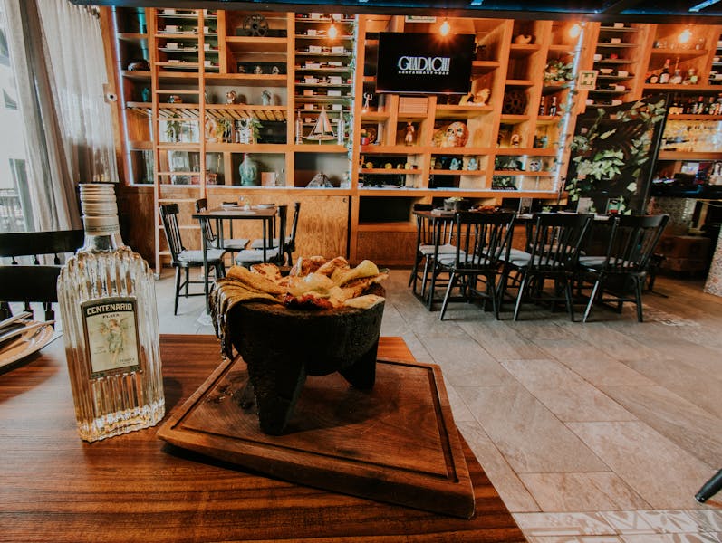 Cafe Rio catering food display